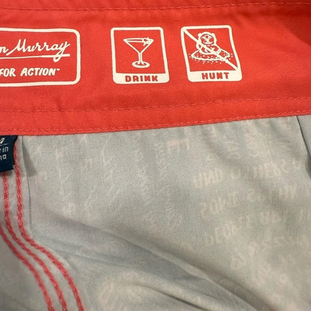William Murray Golf Words of Wisdom Purple and Pink Board Shorts